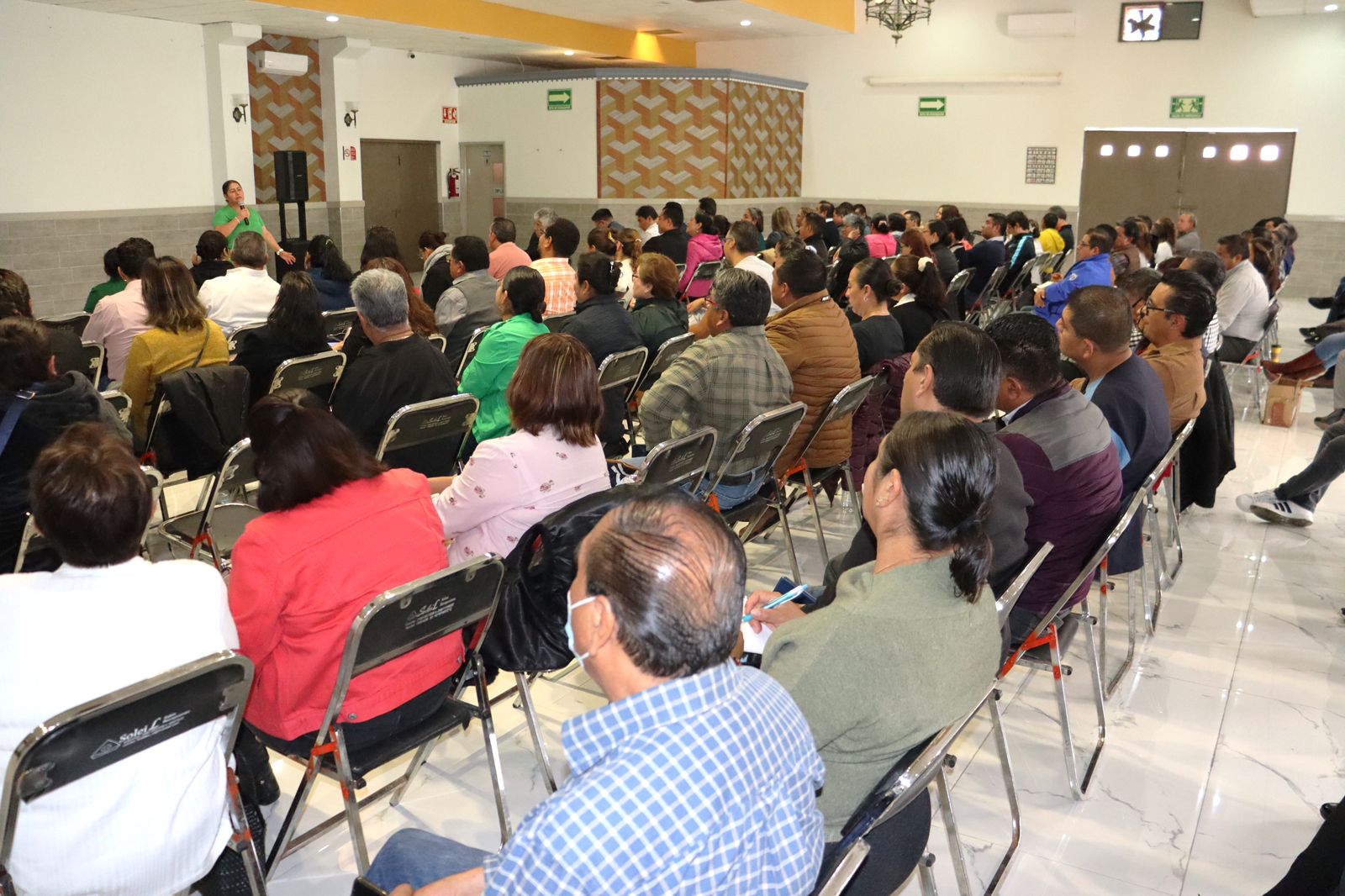 Blanca Águila Lima sostiene reunión sindical para cerrar filas en la defensa de derechos de la base trabajadora